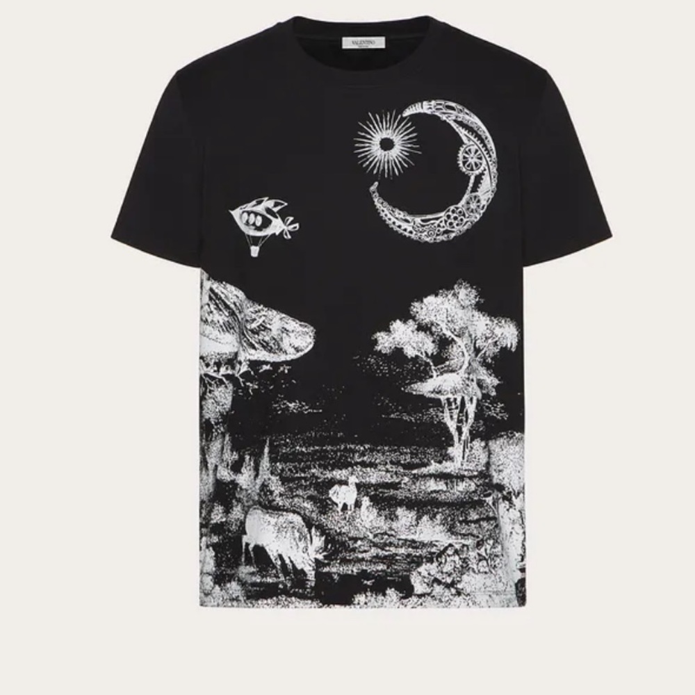 VALENTINO DREAMATIC PRINT T-SHIRT SIZE SMALL BRAND NEW